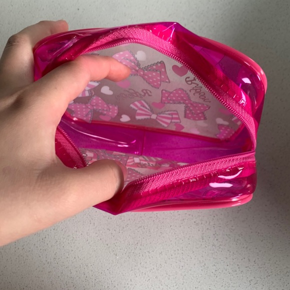 pink ribbon cosmetics pouch - Picture 3 of 3